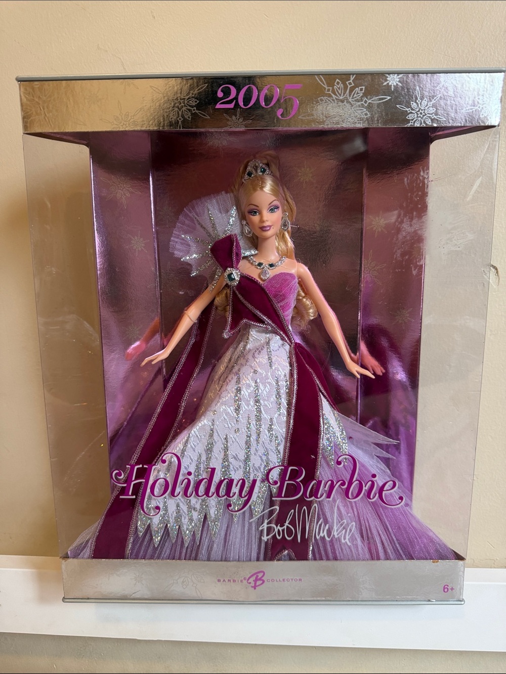 Barbie Holiday 2005 Doll in Pink and Purple Gown